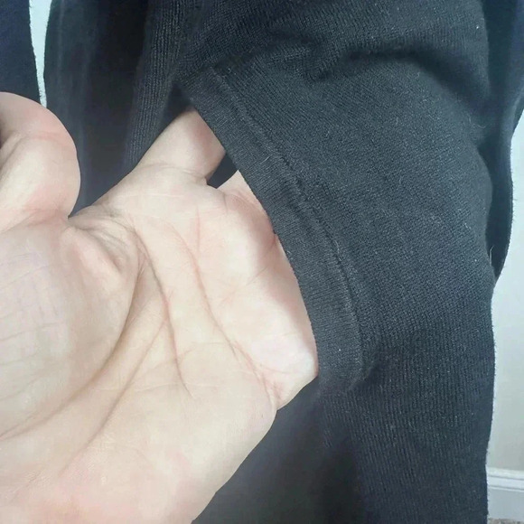 White House Black Market black open front sweater size medium - Picture 7 of 9